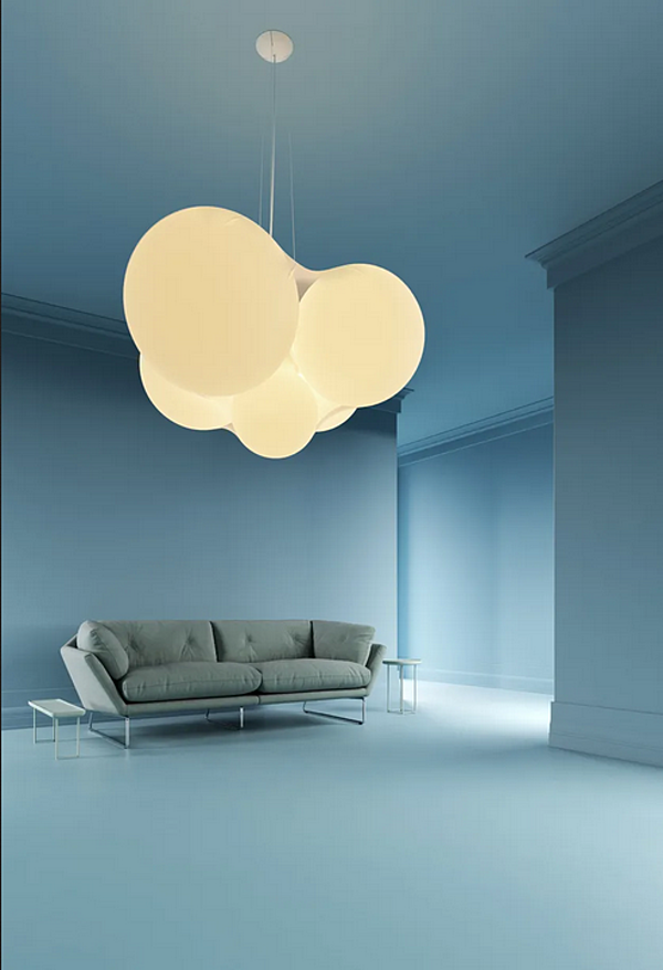 Lampada a sospensione in PMMA LED Cloudy AXOLIGHT fabbrica Axolight dall'Italia. Foto №3