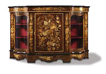 Credenza intarsiata fabbrica ZANABONI dall'Italia