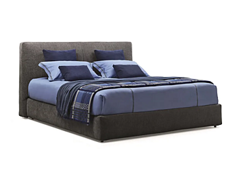 Letto matrimoniale con testiera imbottita Flou MyPlace