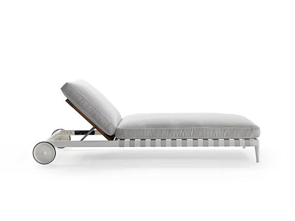 Lettino prendisole in tessuto con ruote FLEXFORM ATLANTE fabbrica FLEXFORM dall'Italia. Foto №5