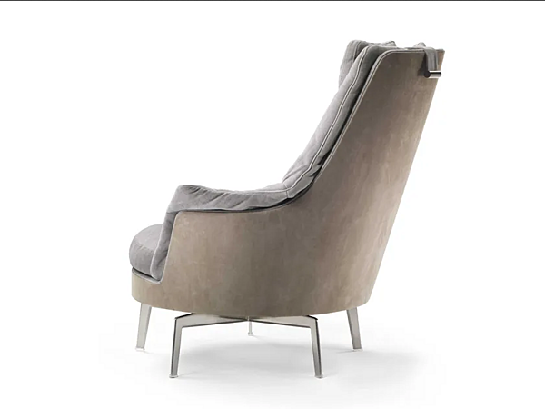 Poltrona girevole con schienale alto in tessuto Guscioalto Light FLEXFORM fabbrica FLEXFORM dall'Italia. Foto №3
