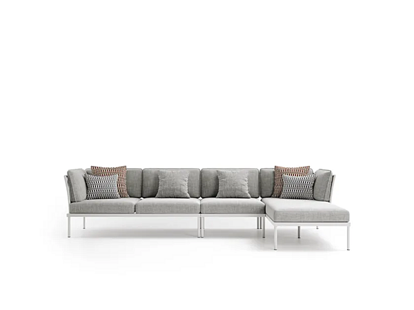 Divano modulare da giardino in tessuto con chaise longue Flash Atmosphera fabbrica ATMOSPHERA dall'Italia. Foto №7