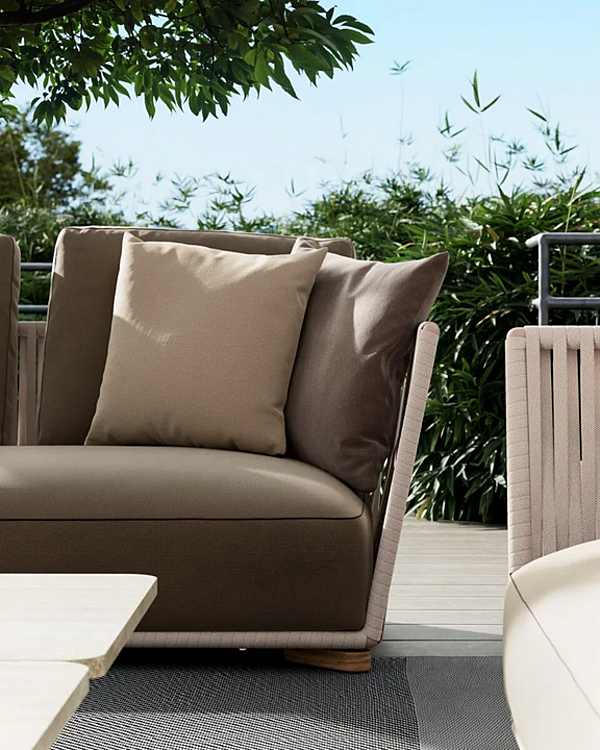 Divano angolare in tessuto da giardino KETTAL Grand Bitta KS7003400, KS7003300, KS7003500 fabbrica KETTAL dall'Italia. Foto №4