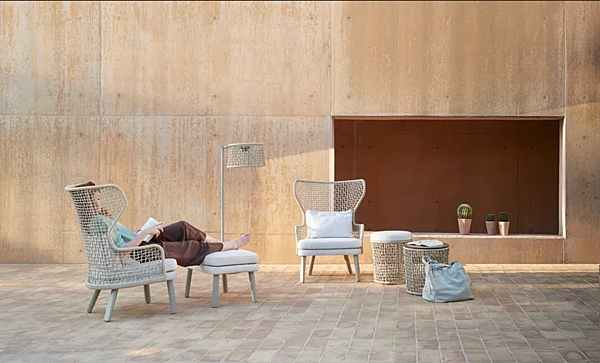 Sgabello da giardino in alluminio verniciato a polvere EMMA VARASCHIN 23653 fabbrica VARASCHIN dall'Italia. Foto №2