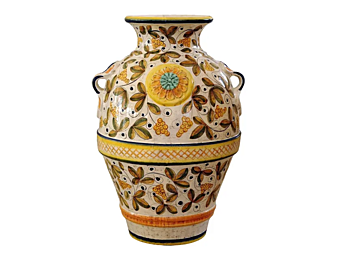Vaso in ceramica artigianale L_Antica Deruta GA 05 GA/05
