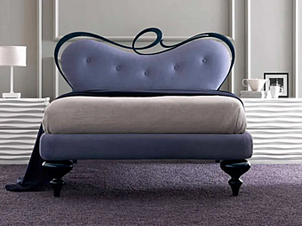 Letto matrimoniale con testata imbottita Romeo CORTEZARI 932-T