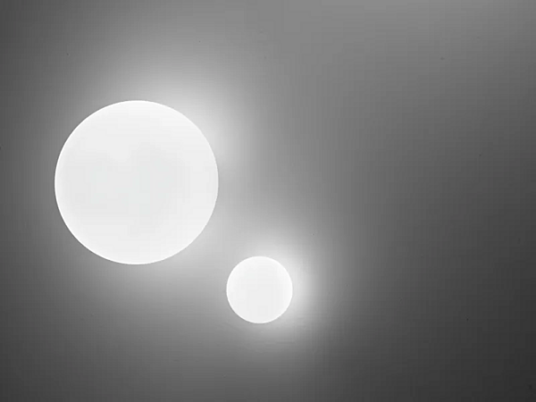 Lampada da parete in vetro soffiato Fabbian collezione Lumi Sfera fabbrica Fabbian dall'Italia. Foto №4