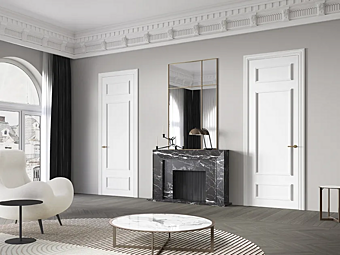 Porta in legno a battente Blanc collezione Esprit BARAUSSE fabbrica BARAUSSE dall'Italia