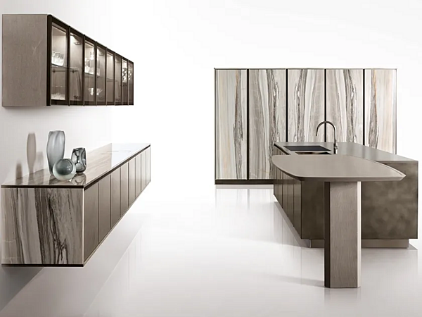Cucina in legno con maniglie integrate GIORGETTI GK 02 fabbrica GIORGETTI dall'Italia. Foto №2