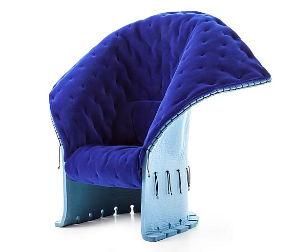 Poltrona con braccioli in feltro di lana CASSINA 357 Feltri fabbrica CASSINA dall'Italia. Foto №5