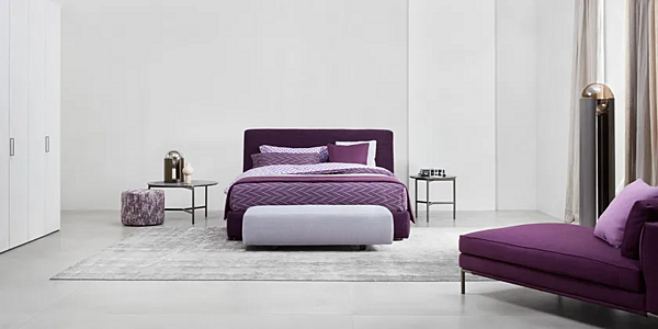 Letto matrimoniale con testiera imbottita Flou MyPlace fabbrica Flou dall'Italia. Foto №3