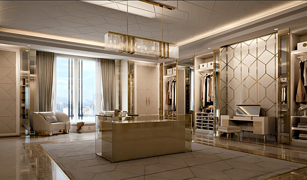 Armadio walk-in modulare in legno Bizzotto Italia collezione Symphony Infinity fabbrica Bizzotto Italia dall'Italia. Foto №2