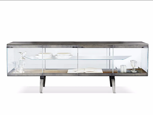 Buffet in vetro temperato con ante Pandora Light Gallotti&Radice fabbrica Gallotti & Radice dall'Italia. Foto №2