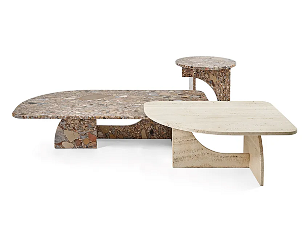 Tavolino da caffè in pietra Gallotti&Radice Selce fabbrica Gallotti & Radice dall'Italia. Foto №1