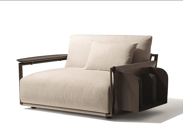Poltrona con braccioli in tessuto Adam GIORGETTI fabbrica GIORGETTI dall'Italia. Foto №1