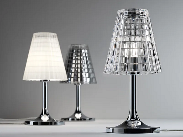 Lampada da tavolo in cristallo alogeno Fabbian Flow fabbrica Fabbian dall'Italia. Foto №4