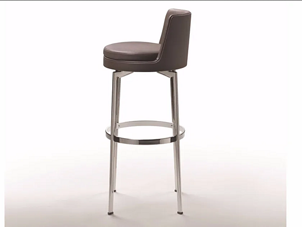 Sgabello in pelle imbottito FLEXFORM Feel Good fabbrica FLEXFORM dall'Italia. Foto №2