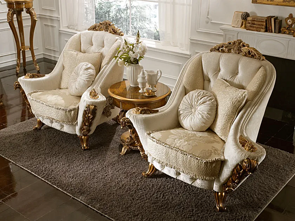 Poltrona con braccioli in tessuto trapuntato Dolcevita A.R. Arredamenti 281 fabbrica A.R.ARREDAMENTI SRL dall'Italia. Foto №2