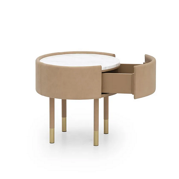 Тумбочка прикроватная из мрамора Каррара FORMITALIA Nori fabbrica FORMITALIA dall'Italia. Foto №3