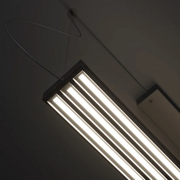 Lampada a sospensione in alluminio anodizzato LED Fabbian Light Glide fabbrica Fabbian dall'Italia. Foto №6
