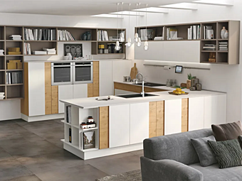 Cucina su misura in legno LUBE CUCINE Creativa 1
