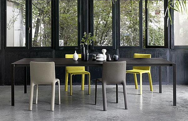 Tavolo rettangolare allungabile in legno sottile Kristalia THIN K WOOD fabbrica Kristalia dall'Italia. Foto №6