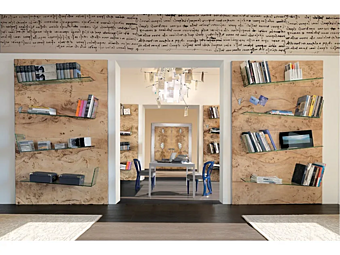Libreria a parete in legno Sidney Bizzotto Italia