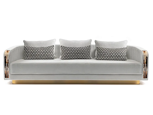 Divano in chenille a quattro posti ARCAHORN Afrodite 7040B 7040B fabbrica ARCAHORN dall'Italia. Foto №1