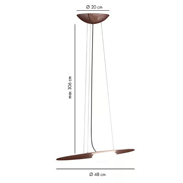 Lampada a sospensione in alluminio LED KWIC AXOLIGHT fabbrica Axolight dall'Italia. Foto №8