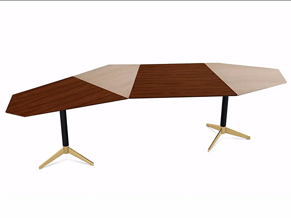 Scrivania in alluminio e legno Zen Gallotti&Radice fabbrica Gallotti & Radice dall'Italia. Foto №1