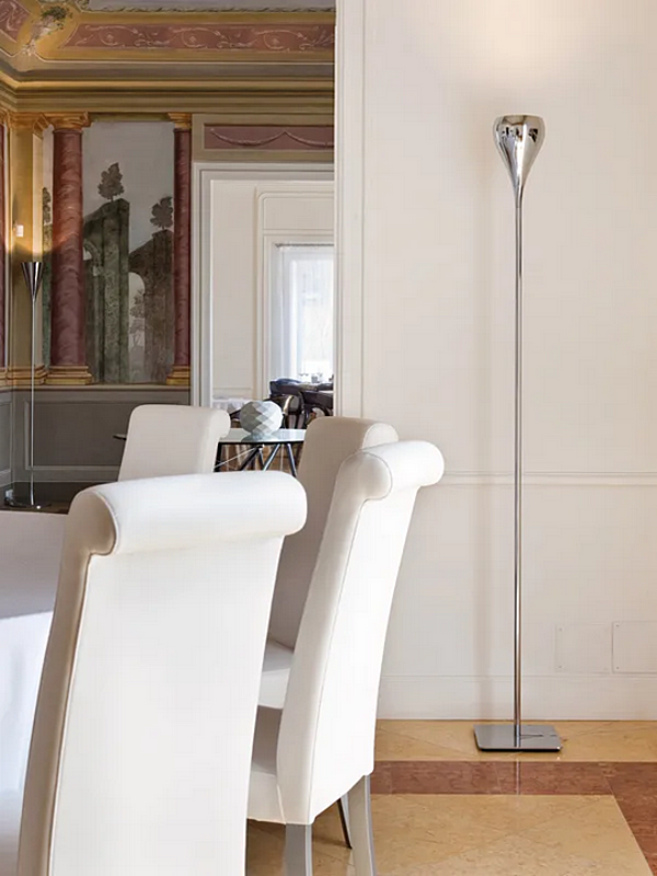 Lampada da terra alogena in vetro Fabbian collezione Bijou fabbrica Fabbian dall'Italia. Foto №2
