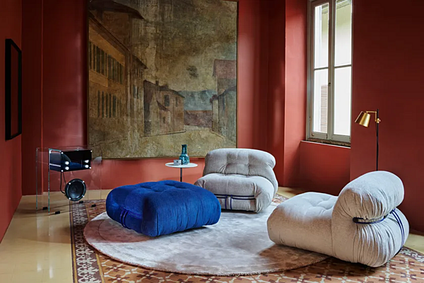 Poltrona in tessuto Soriana CASSINA fabbrica CASSINA dall'Italia. Foto №10