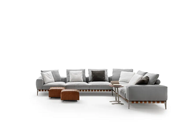 Divano angolare in tessuto Gregory FLEXFORM fabbrica FLEXFORM dall'Italia. Foto №7