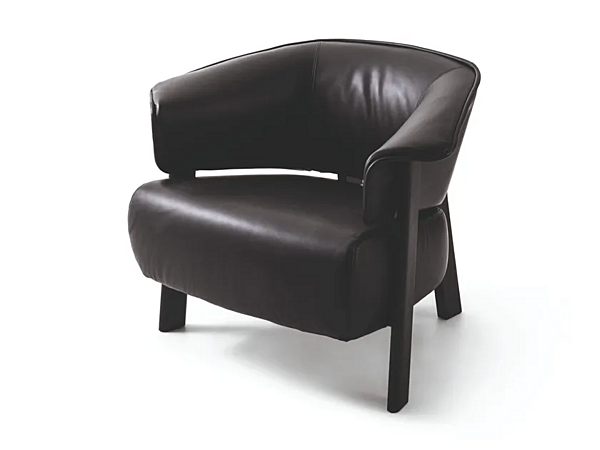 Poltrona in pelle con braccioli e schienale alto CASSINA fabbrica CASSINA dall'Italia. Foto №2