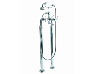Miscelatore da terra per vasca con doccetta Chelsea Gentry Home fabbrica Gentry Home dall'Italia