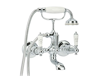 Miscelatore da bagno a muro con doccetta Berkeley Gentry Home fabbrica Gentry Home dall'Italia