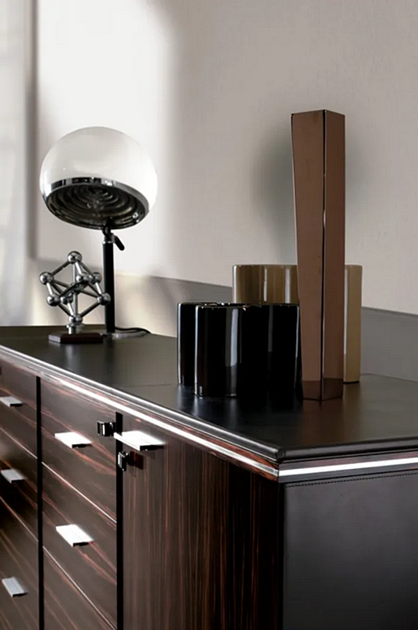 Scrivania rettangolare in legno con cassetti ARES i 4 Mariani fabbrica i 4 Mariani dall'Italia. Foto №3