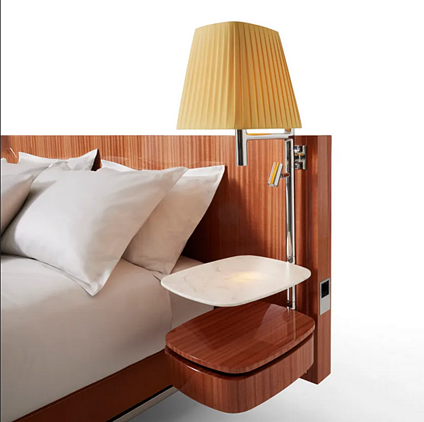 Letto matrimoniale in legno con comodini integrati CASSINA Volage Ex S Night Wood fabbrica CASSINA dall'Italia. Foto №3