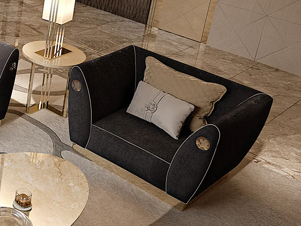 Poltrona con braccioli in tessuto Symphony Bizzotto Italia fabbrica Bizzotto Italia dall'Italia. Foto №5