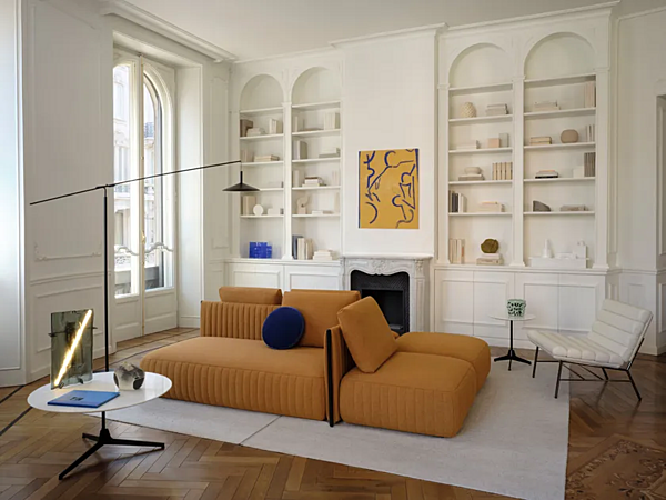 Divano angolare con copertura removibile Saba Metis fabbrica SABA dall'Italia. Foto №21