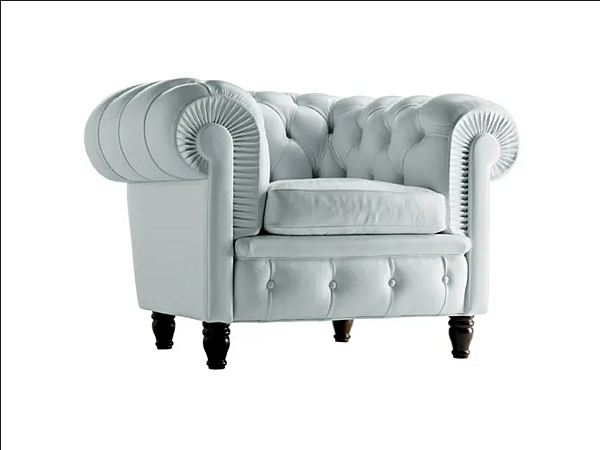 Poltrona imbottita Chester in tessuto Poltrona Frau fabbrica POLTRONA FRAU dall'Italia. Foto №2