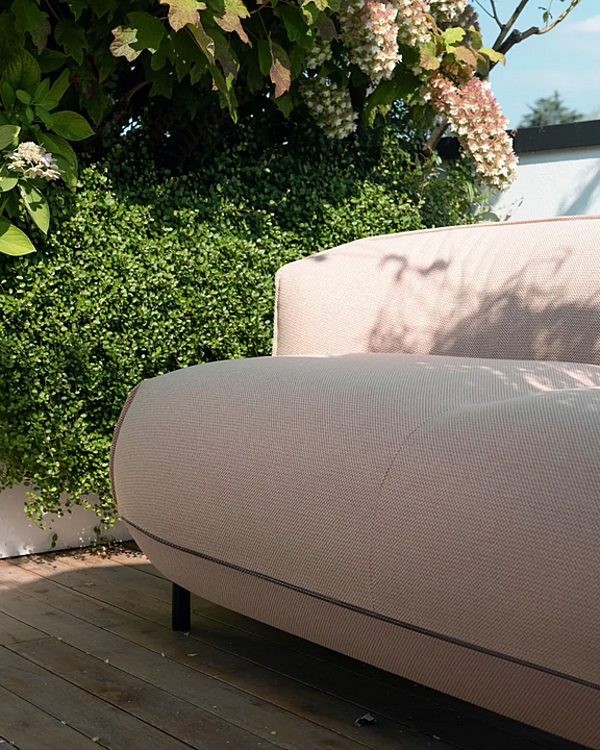 Divano da giardino a tre posti in tessuto Brioni Kristalia fabbrica Kristalia dall'Italia. Foto №4