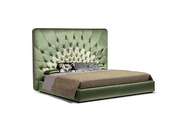 Letto matrimoniale con testata trapuntata in tessuto OPERA CONTEMPORARY VERTIGO 42800/22 fabbrica OPERA CONTEMPORARY dall'Italia. Foto №2