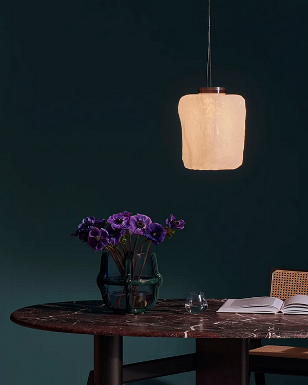 Lampada a sospensione in vetro di Murano e pietra cerata CASSINA fabbrica CASSINA dall'Italia. Foto №2