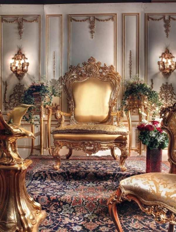 Poltrona ASNAGHI INTERIORS GD4201 Gold collection