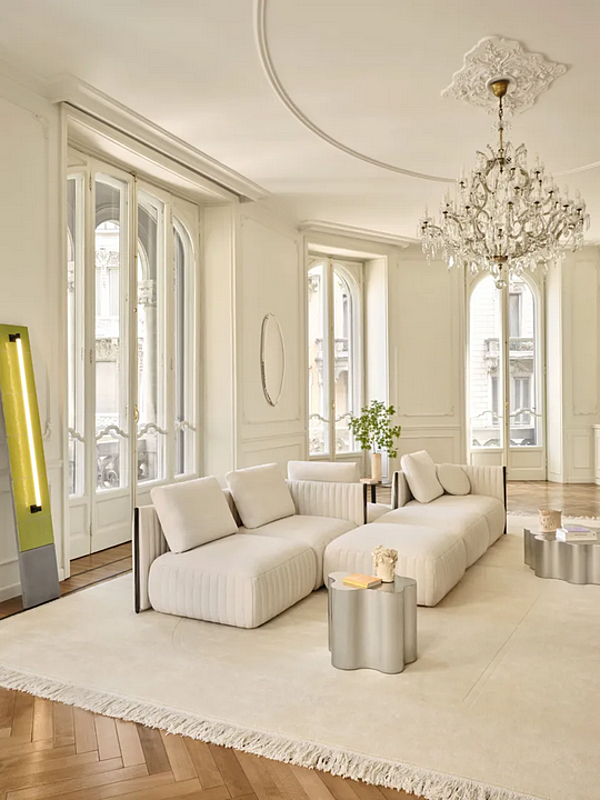 Divano angolare con copertura removibile Saba Metis fabbrica SABA dall'Italia. Foto №16