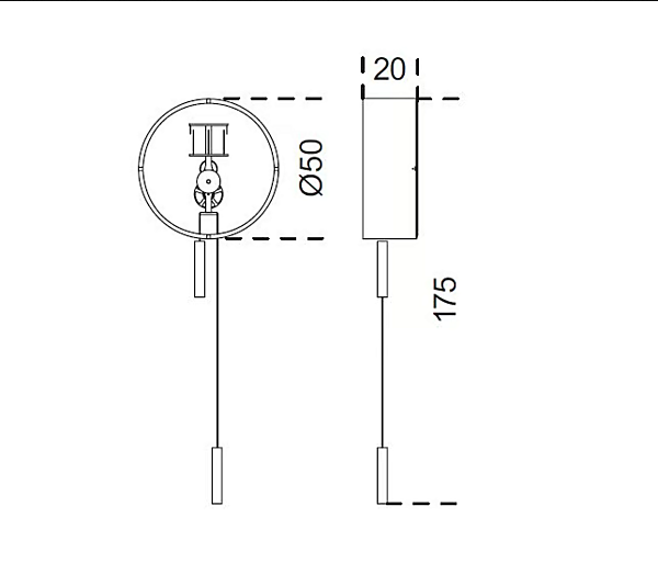Orologio da parete pendolo in frassino Tic Tac 14 Gallotti&Radice fabbrica Gallotti & Radice dall'Italia. Foto №4