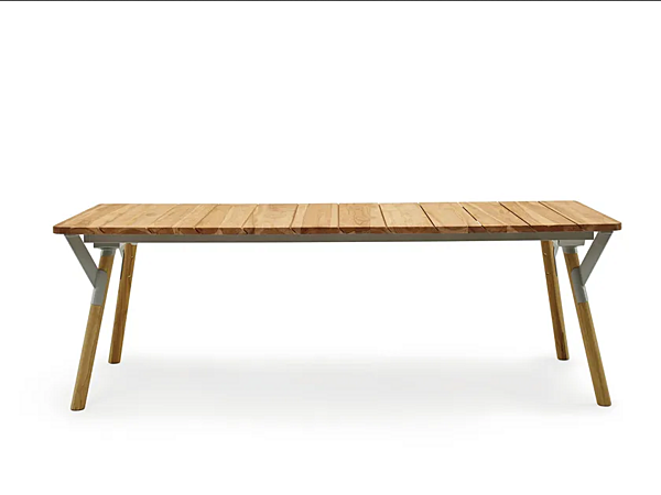 Tavolo da giardino in teak Link VARASCHIN fabbrica VARASCHIN dall'Italia. Foto №1