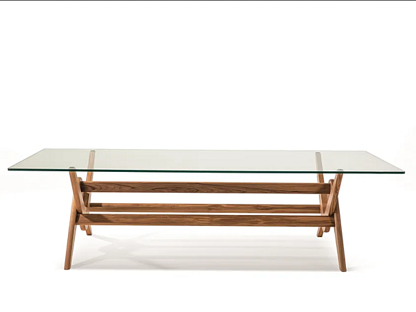 Tavolo in legno e vetro Capitol Complex CASSINA 058 fabbrica CASSINA dall'Italia. Foto №1