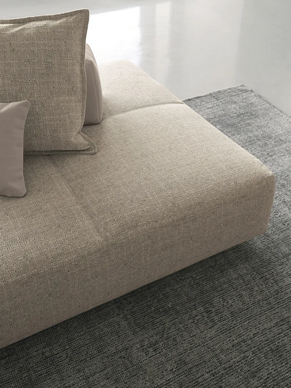 Divano angolare in tessuto Softbench Flou fabbrica Flou dall'Italia. Foto №8